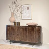 Livingfurn Dressoir 'Noor' Mangohout, 170cm, kleur Walnoot - thumbnail