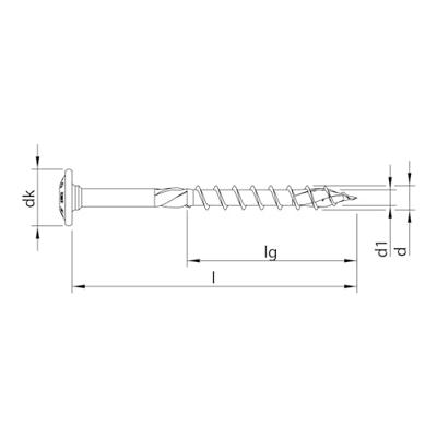 Heco -topix-plus 10,0 x 380, tk, t40, dd, vz; 50 st - hc61598