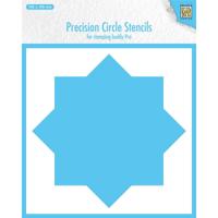Nellie's Choice • precision circle stencils 8-point circle 20x20cm - thumbnail