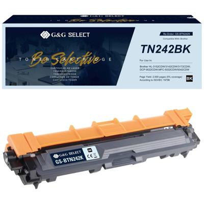 G&G Toner vervangt Brother TN-242BK Compatibel Zwart TN-242BK GS-BTN242K G&G Toner vervangt Brother TN-242BK Compatibel Zwart TN-242BK GS-BTN242K