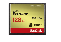 SanDisk CF 128GB Extreme 120MB/sec - thumbnail