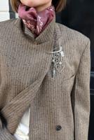 Isabel Marant brooch Abby BC0007FA-C4B03B silver - thumbnail