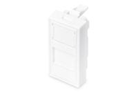 Digitus DN-93802-1-SH Frameplaat Enkelvoudig Wit - thumbnail