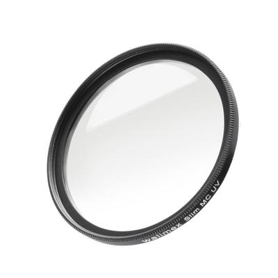 Walimex pro UV-filter Slim MC 52 mm - Bescherming tegen UV-stralen en vuil, hoogwaardige meerlaagse coating, met uiterst dunne, metalen fitting met laag aangebrachte metalen fitting, incl.