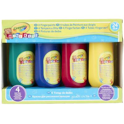 Crayola vingerverf afwasbaar 147 ml 4 stuks