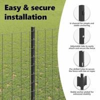 VidaXL Afrasteringspaal 22 pcs grijs 200 cm staal - thumbnail