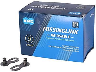 KMC missing link x 9r - zilverdoos - ept - 9-speed - 40 stuks