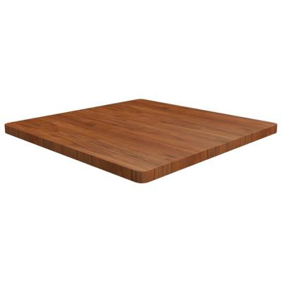 Tafelblad vierkant 90x90x4cm behandeld eiken donkerbruin