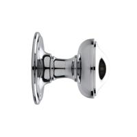 De Oude Deurklink Deurknop 80mm - Rond nikkel - thumbnail