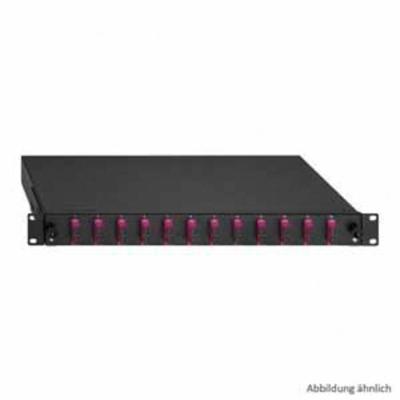 Rutenbeck 24 x SC-D OM3 aqua Glasvezel-splitterbox 24 poorten SC Ingericht 1 HE Rutenbeck 24 x SC-D OM3 aqua Glasvezel-splitterbox 24 poorten SC Ingericht 1 HE