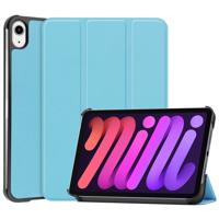 3-Vouw sleepcover hoes - iPad Mini 6 (2021) - Lichtblauw - thumbnail