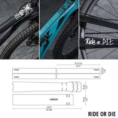 DYEDBRO ride or die frame protector kit