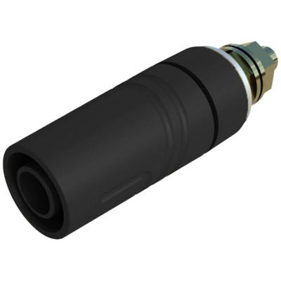 Hirschmann Test & Measurement SAB 2600 G M4 Au Veiligheids-labconnector, female Bus, inbouw verticaal Stift-Ø: 4 mm Zwart 1 stuk(s)