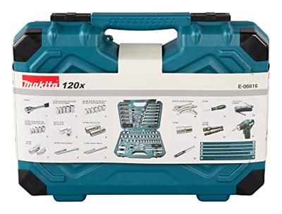 Makita E-06616 Handgereedschapset 120-delig in koffer - thumbnail