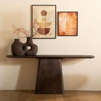 Eleonora Sidetable 'Aron' Mangohout, 180cm, kleur Bruin - thumbnail