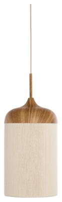 Light & Living HanglampDania lichte hout print Ø 16cm - 2985443