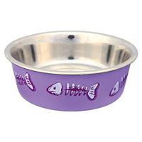 Voerbak voor katten Trixie Roestvrij staal Ø 12 cm - thumbnail
