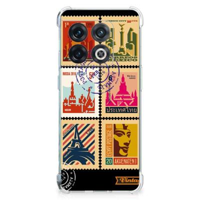 OnePlus 10 Pro Telefoonhoesje met valbescherming Postzegels OnePlus 10 Pro Telefoonhoesje met valbescherming Postzegels