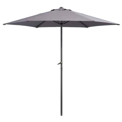 Parasol Blanca - antraciet - Ø250 cm - Leen Bakker Parasol Blanca - antraciet - Ø250 cm - Leen Bakker