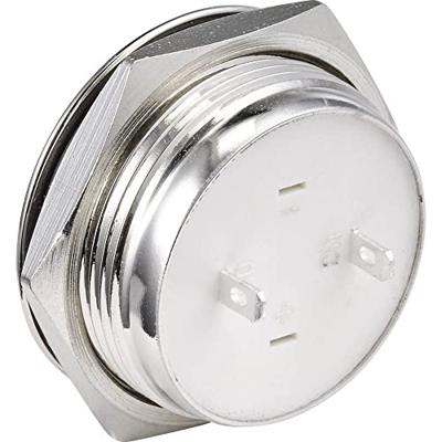 TRU COMPONENTS TC-9563744 Druktoets 12 V 0.005 A 1x uit/(aan) Contact element (Ø x h) 17.8 mm x 14.5 mm IP65 1 stuk(s) Bulk