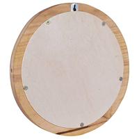 VidaXL Wandspiegel rond 40 cm teakhout - thumbnail