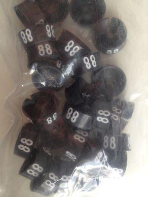 MB zwart/wit 88 voor op kledinghanger