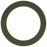 VidaXL Geschikt voor platte boomring olijfgroen ø90 / 120 cm staal - thumbnail