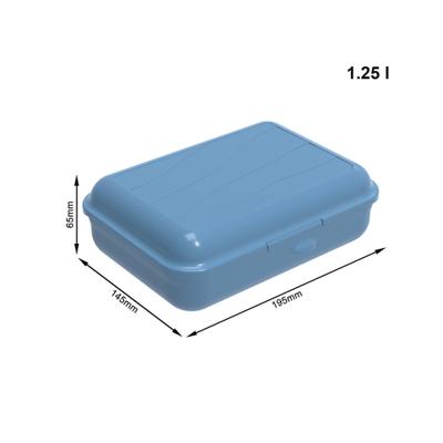 Rotho fun lunchbox 1.25l horizon blauw