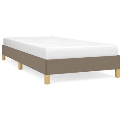 Bedframe zonder matras 100x200 cm stof taupe