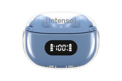 Intenso Buds Plus T315AE blau In Ear headset Bluetooth Stereo Blauw Noise Cancelling Mobiele telefoon