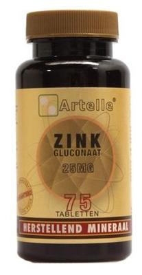 Artelle Zink Gluconaat 25mg Tabletten Artelle Zink Gluconaat 25mg Tabletten