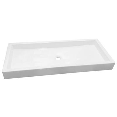 Opbouw Wastafel Best Design Proba 100x45x9 cm Keramiek Wit