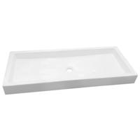 Opbouw Wastafel Best Design Proba 100x45x9 cm Keramiek Wit - thumbnail