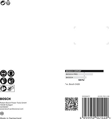Bosch Accessories EXPERT C470 2608900806 Excenterschuurpapier Geperforeerd Korrelgrootte (num) 100 (Ø) 125 mm 5 stuk(s)