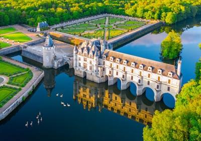 Puzzel - SENTOSPHERE - Calypto - 1000 stukjes - Kasteel Chenonceau - Touraine - Zijdezachte afwerking - Geschikt voor kinderen vanaf 9 jaar