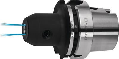 Promat/Tecwerk Vlakken-spanhouder | DIN 69893A weldon | span-d. 6 mm | HSK-A63 | uitkraaglengte 65 mm met interne koeling - 4000833835