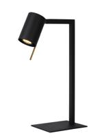 Lucide LESLEY - Bureaulamp - 1xGU10 - Zwart - thumbnail