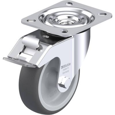 Blickle L-PATH 100G-FI Zwenkwiel met rem Wieldiameter: 100 mm Draagvermogen (max.): 200 kg 1 stuk(s)
