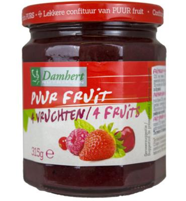 Damhert Puur Fruit Confituur 4 Vruchten