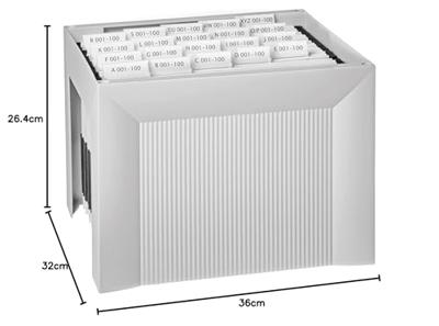 Han hangmappenrekje Karat lichtgrijs Han hangmappenrekje Karat lichtgrijs