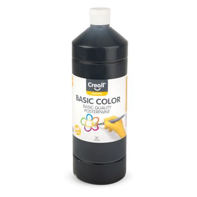 Plakkaatverf creall basic zwart 1000ml Plakkaatverf creall basic zwart 1000ml