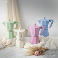 Italiaanse Koffiepot Bialetti MOKA EXCLUSIVE 3T Roze Aluminium Bakeliet 3 Koppar - thumbnail