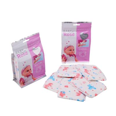 Baby rose 5 luiers in zak