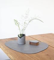 LIND DNA - Dinner Mat Curve - Placemat 37x44cm Hippo Anthracite-G - thumbnail