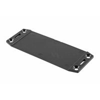 Hammond Electronics 1591FABK 1591FABK Flensplaat (l x b) 125 mm x 47 mm ABS Zwart 1 stuk(s) - thumbnail