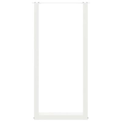 Bartafelpoten 2 st U-vormig 40x(100-101) cm staal wit