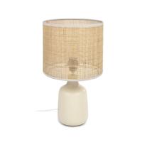 Kave Home Tafellamp 'Erna' Bamboe - thumbnail