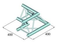 Alutruss DQ3-PAC21 Hoek - thumbnail