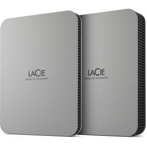 LaCie Mobile Drive 2TB v2 USB-C Moon Silver w/Rescue