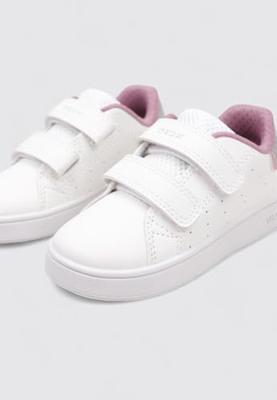 Lage baskets voor babymeisjes Eclyper GEOX wit